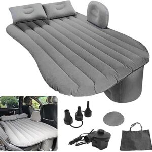 Premium Car Air Bed Mattress for Back Seat with Pump & 2 Pillows